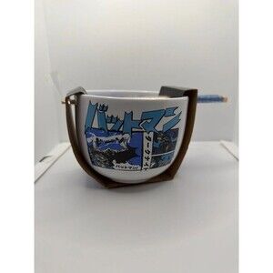 Batman ceramic bowl and chopstick set